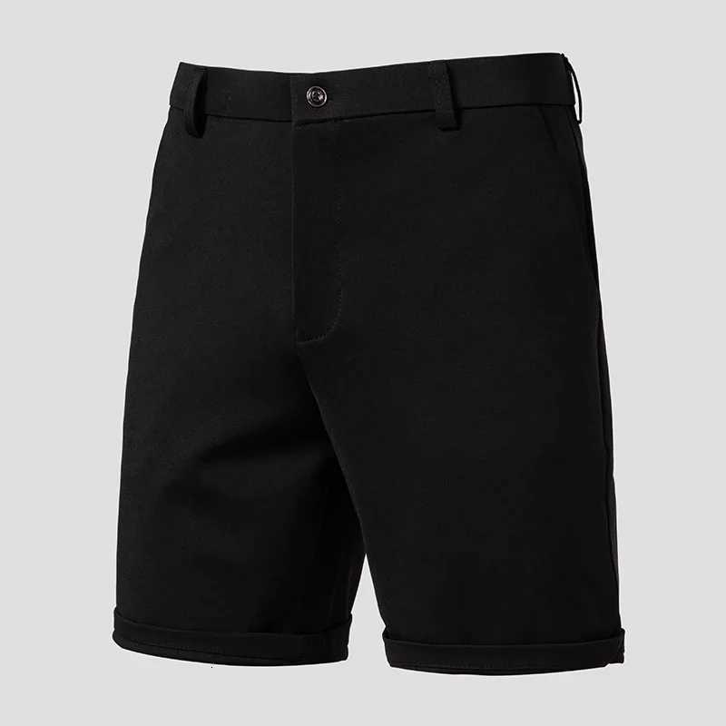 Dress Shorts Men Quick Dry Casual Bermuda Shorts Summer Ice Silk Cooling Business Zipper Fly Formal Shorts Men Workwear Office W250724