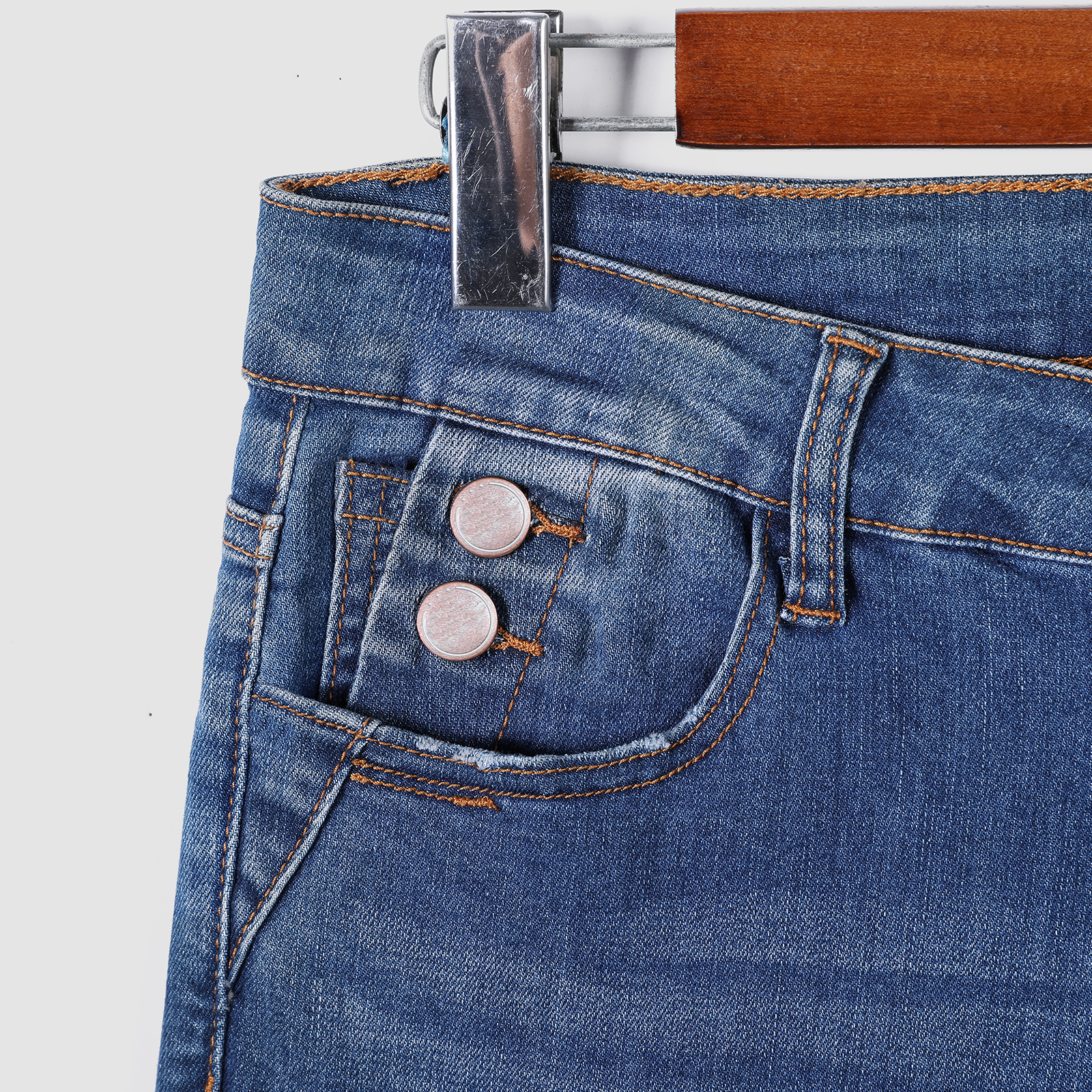 Women's tight jeans with elastic fabric for slimming and leg length versatile and fashionable pencil pants