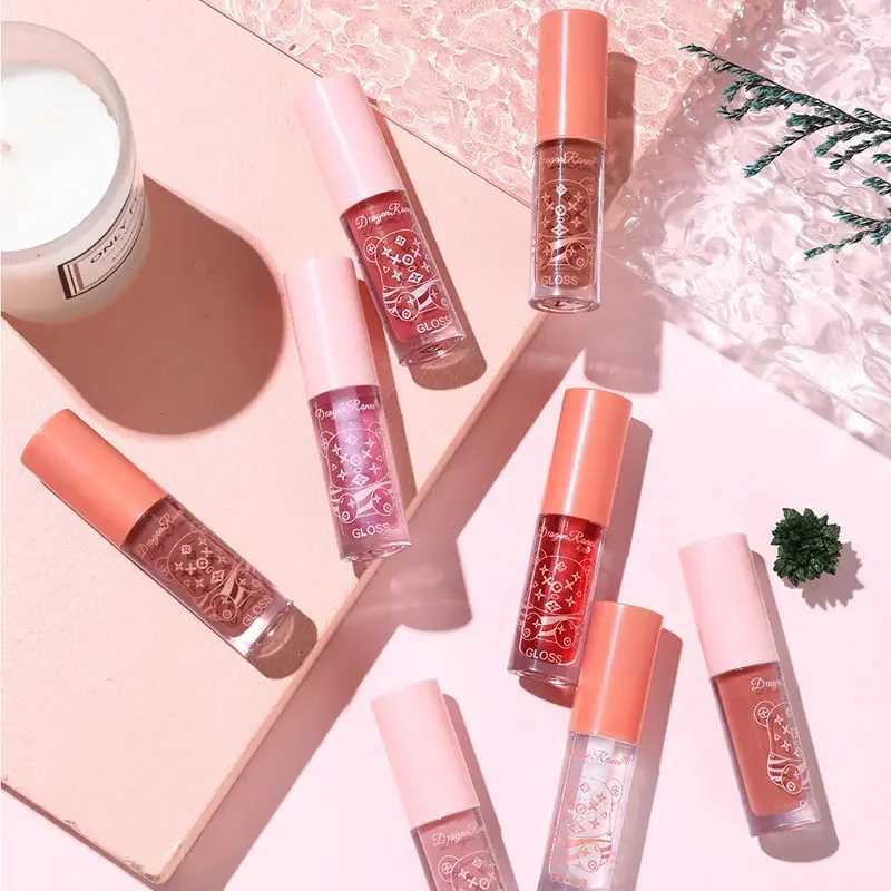 4 PCS Lip Ink Oil Set Hydrating Lip Gloss Pack Kit Moisturizer Waterproof Lip Tint Korean Makeup For Women CosmeticsXJ250724