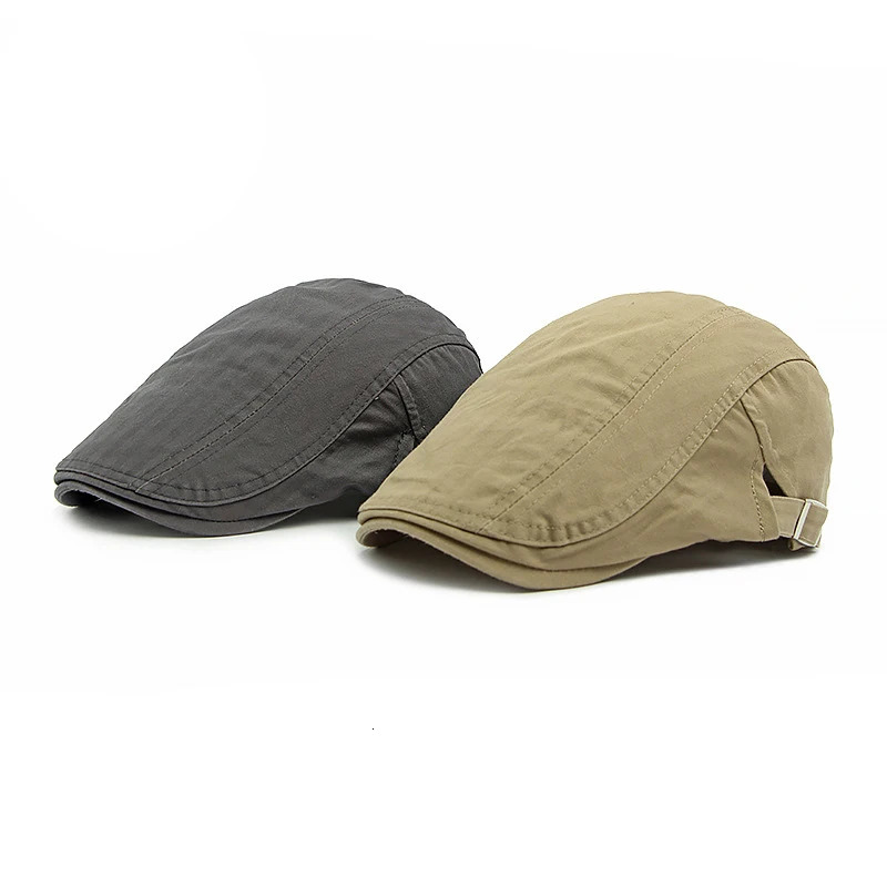 British Cotton Beret sboy Cap Cabbie Driving Hat Adjustable Sun Hat for Women Men Summer Breathable Retro Outdoor Flat Caps 250723
