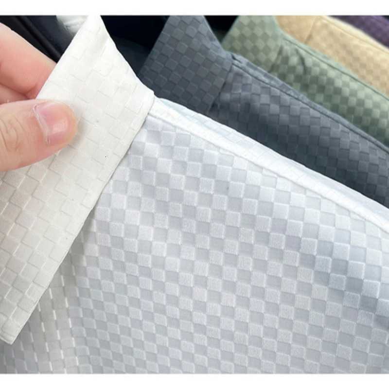 Seamless Polo Shirt - Short Sleeve Ice Silk Feel Nordic Style Soft Comfortable Summer Wear Mens Golf Shirt XJ250804