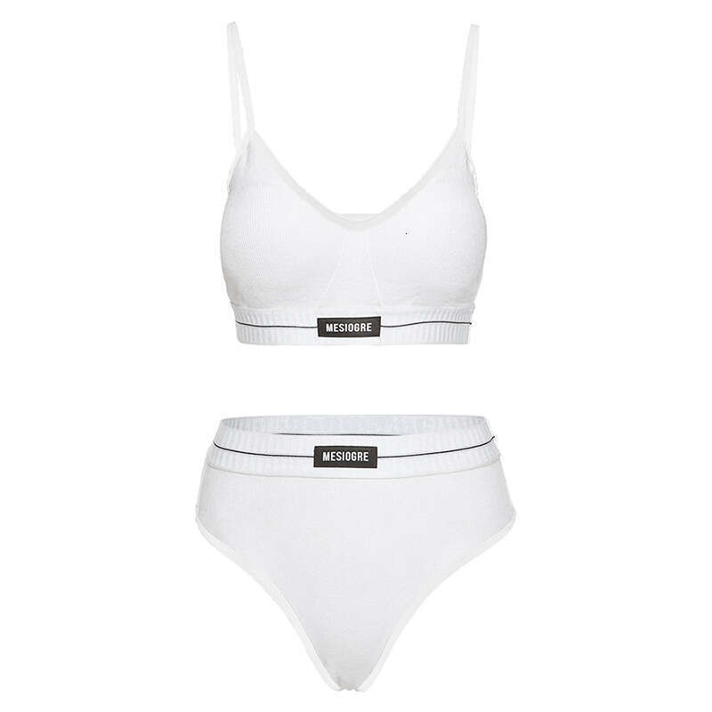 2020 Autumn Winter New Women's Fashion Color Block Crop Top and Shorts Two-Piece Set 63f