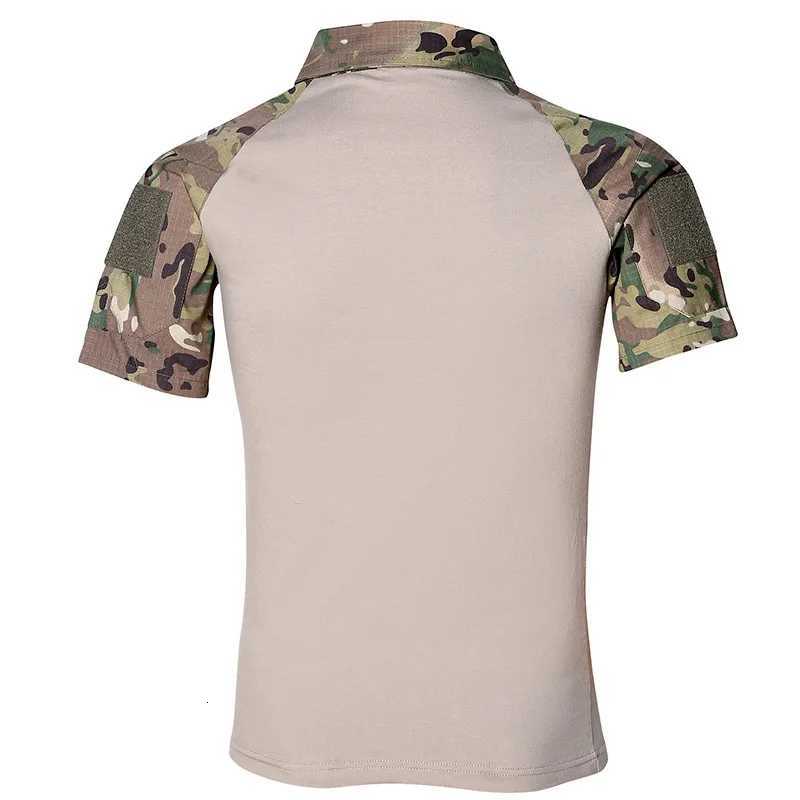 Tactical Shirts Hunting Clothes Combat Shirt Man Summer Camo Tops Casual Training Shirts Wear-resistant Y250724