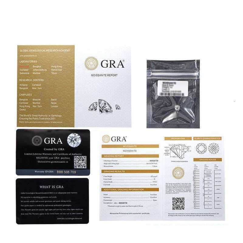 Womens Classic Ring Set 1 Carat D Color Moissanite Diamond Jewelry 925 Silver Engagement Ring W250417