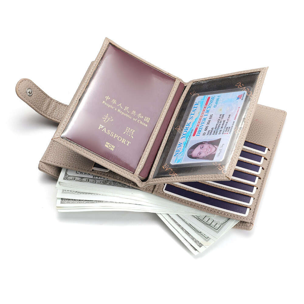 New Cover Case Holder Multifunctional Women's Travel Document Wallet Passport Bag wallet designer mens wallet