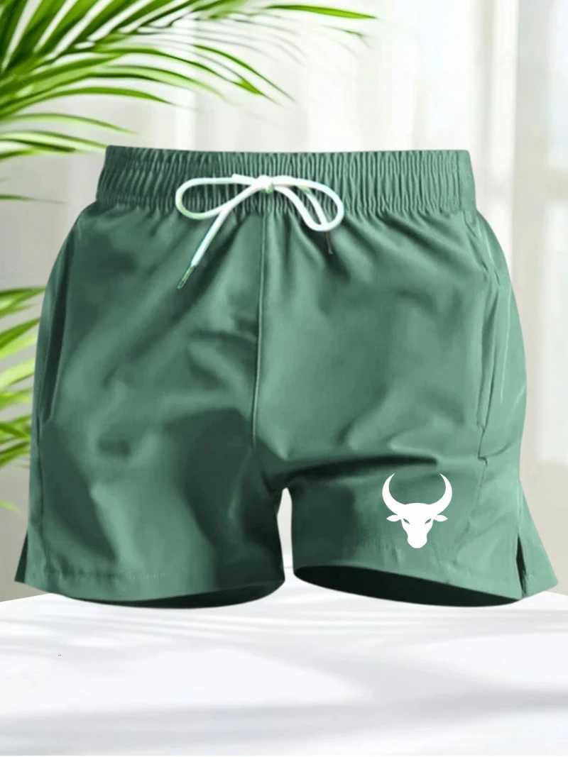 Mens Sweat Shorts 5 Inch Quick Dry Running Shorts Men Printed Mid-Thigh Athletic Shorts with Zipper Pockets Training Stretchy W250724