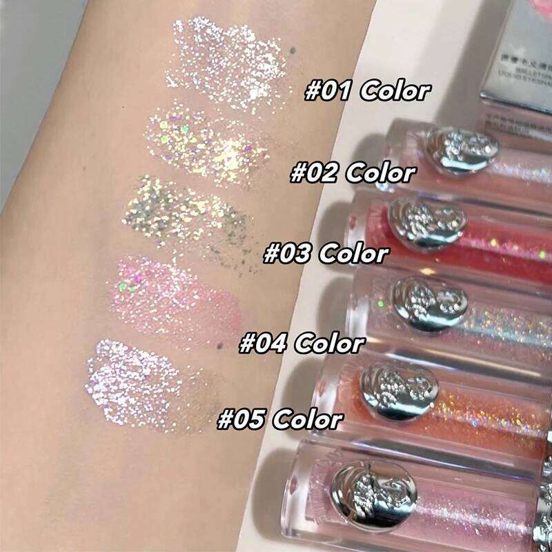 Liquid Eyeshadow Pearlescent Shimmer Silkworm Glitter Eyes Korean Makeup Fine Sparkling Eye Shadow Eyeliner Highlighter Cosmetic X250