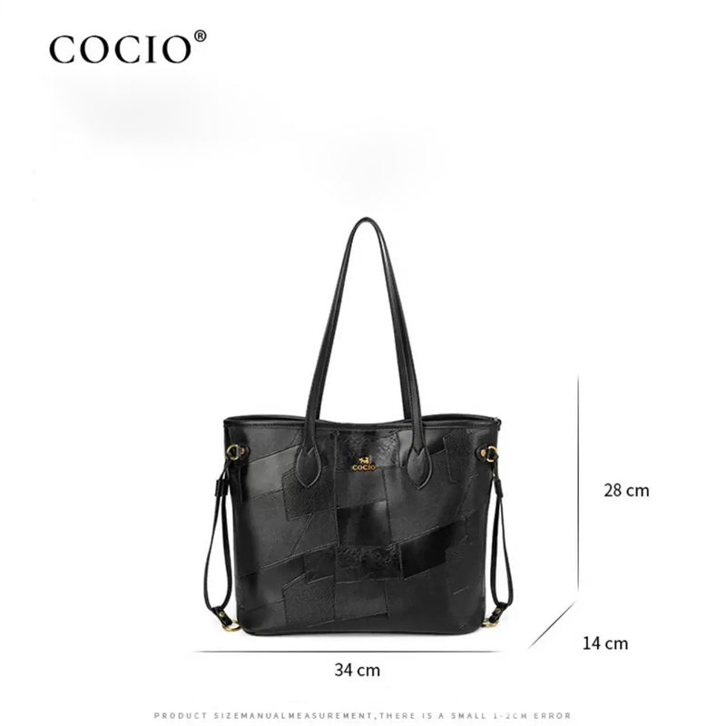 COCIO designer bag New minimalist and versatile tote bag fashionable large capacity underarm bag popular womens bag