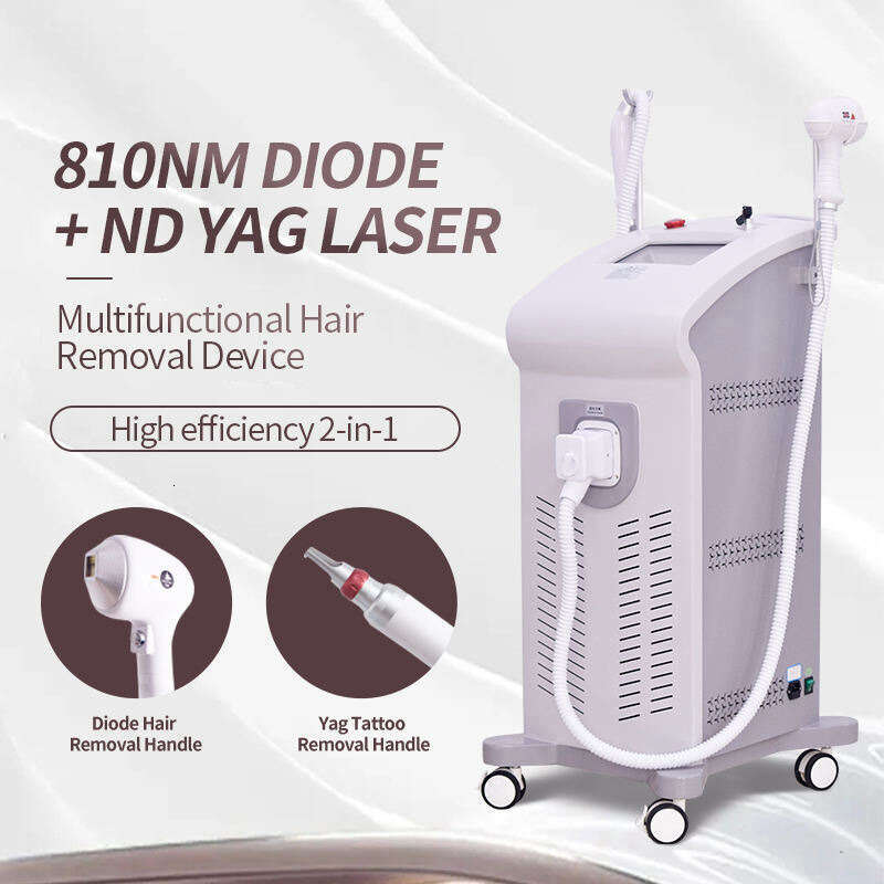 CE Approved 808 Diode Laser Permanent Hair Removal Machine Pico 2 In1 Nd Yag Picosecond Tattoo Removal Eyebrow Washing Machin