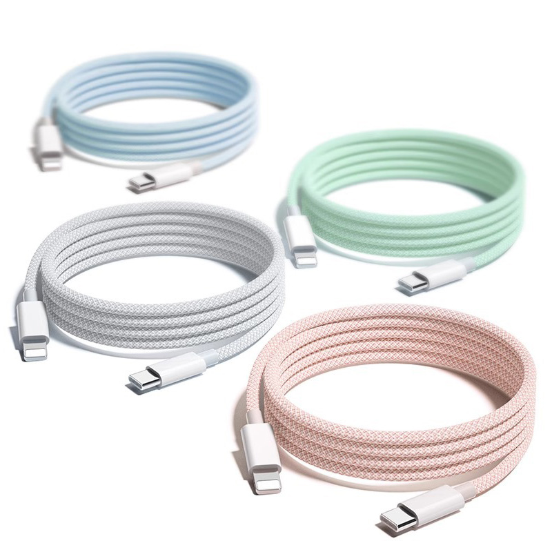 PD27W Type C usb data cable with L charging cord for Macbook Pro/Apple iPad