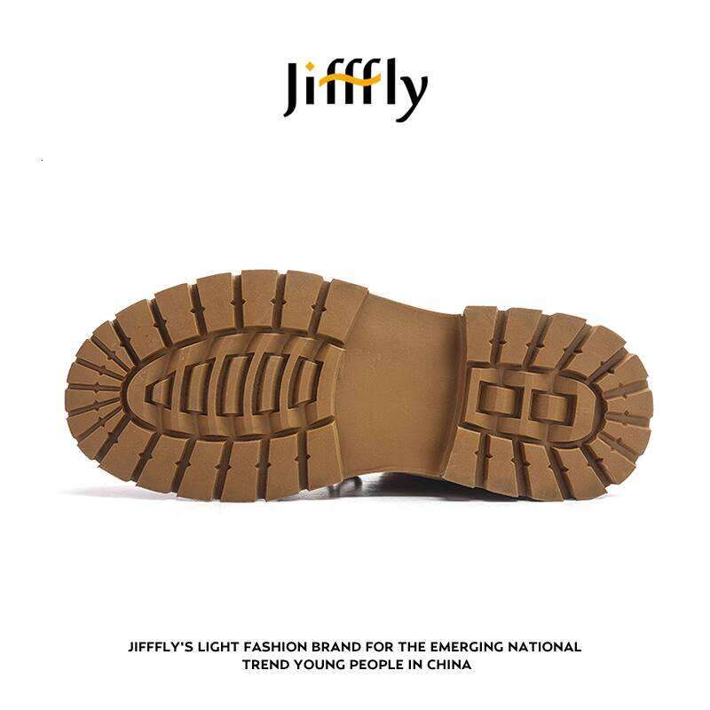 Jifffly Men's Martin Boots - Winter Thicker Wool Lined Work Boot