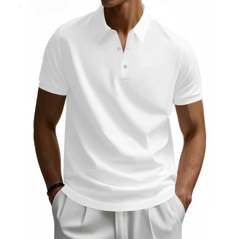 Brand New Mens Polo T-Shirt Summer Casual Quick Drying Short Sleeve Fashion Tops Mens Shirts Turn-Down Collar Mens Polo Shirts XJ250725