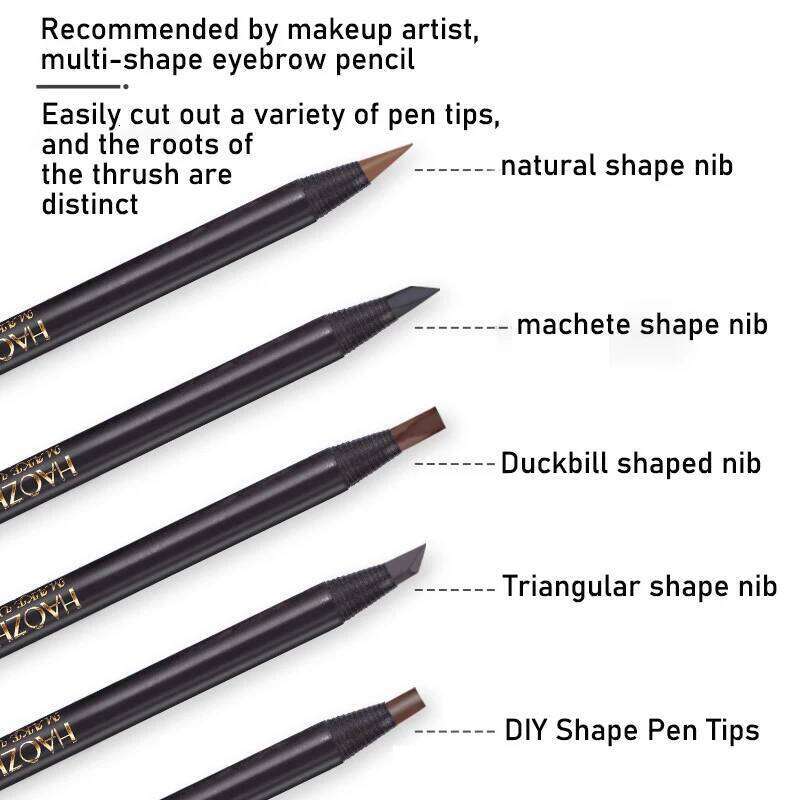 1pcs Long-lasting Waterproof Eyebrow Off with Brush Microblading Permanent Makeup Tools Pull Cord Peel-off Brow Pencil X250725