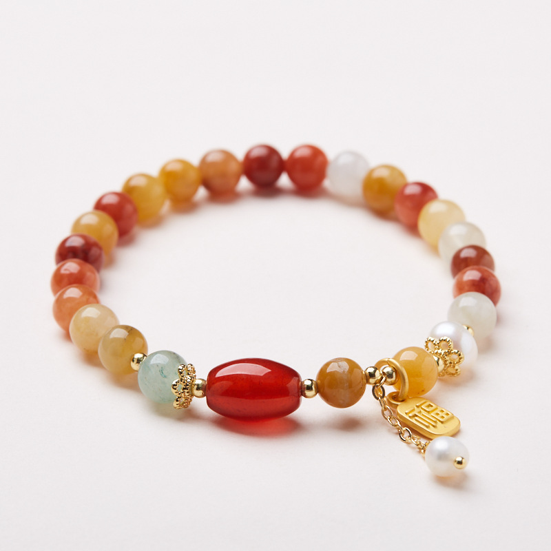 New Design Chinese Style Versatile Blessing Bracelet Good Luck Jewelry Gift for Female Besties