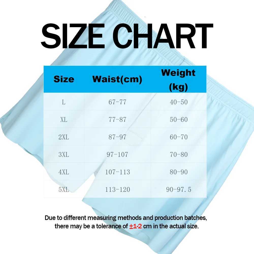 Large Size Mens Underwear Man Mid Waist Loose Arrow Pants Ice Silk Boxers Shorts Boy Home Pajamas Underpants Breathable Underwear W250724