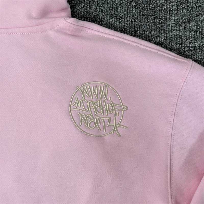 Oversized Embroidery ida.sply Zip Hoodie Mens Womens 1 1 High Quality Streetwear IDA Hooded Sweatshirt X250725