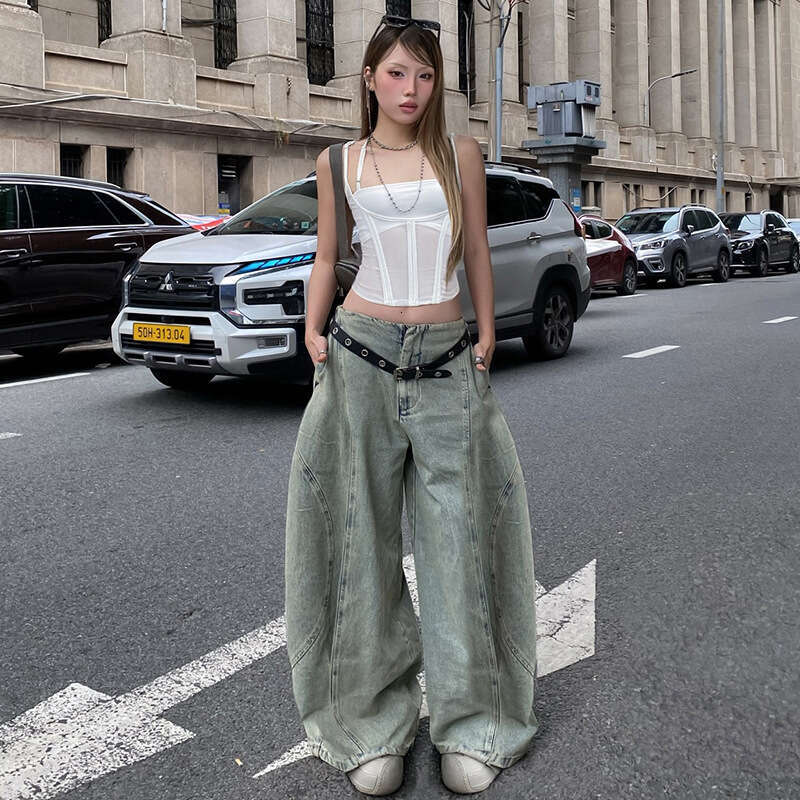 2025 Summer New Solid Color Slim Street Fashion Camisole Mesh Sexy Backless Vest Women's Clothing 742