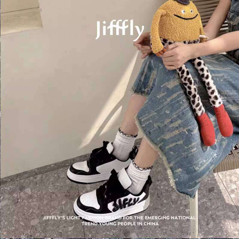 Jifffly Men's Sneakers 2025 Summer New Versatile Thick Sole Height Increasing Couple's Casual Sports Shoes for Women