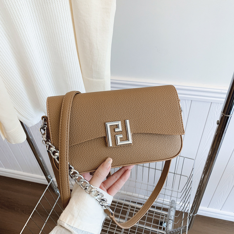 Luxury Brand Designer Bag New Women's Bag Ins Style Korean Version Fashion Small Square Bag Casual Texture Shoulder Bag Elegant Versatile Crossbo