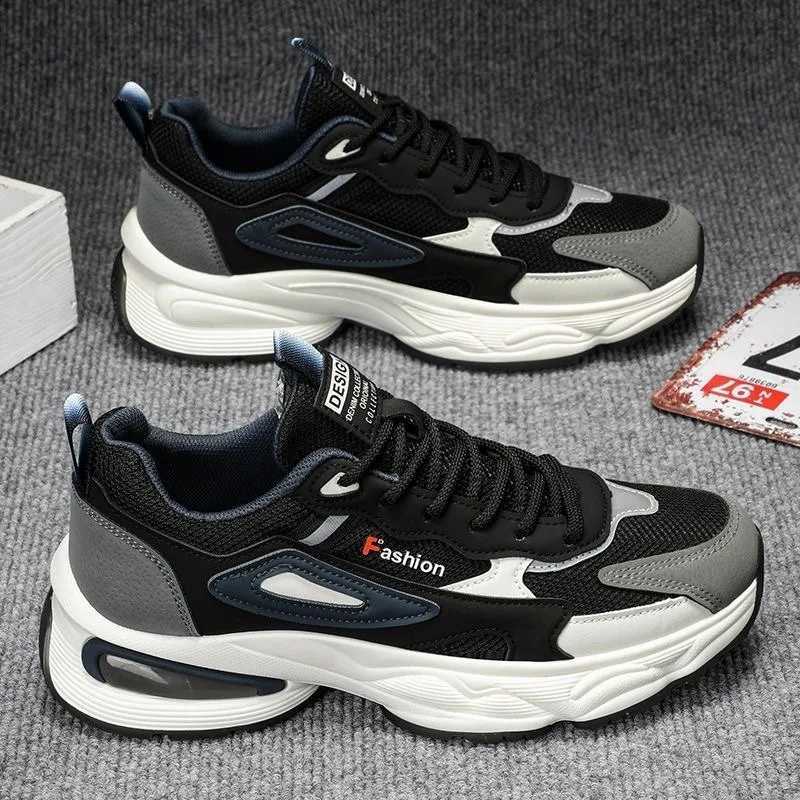 Men Shoes Summer Breathable Platform Mesh Sneakers Outdoor Hiking Casual Men Shoes Non-Slip Comfort Run Shoes Mens Sneakers XJ250725
