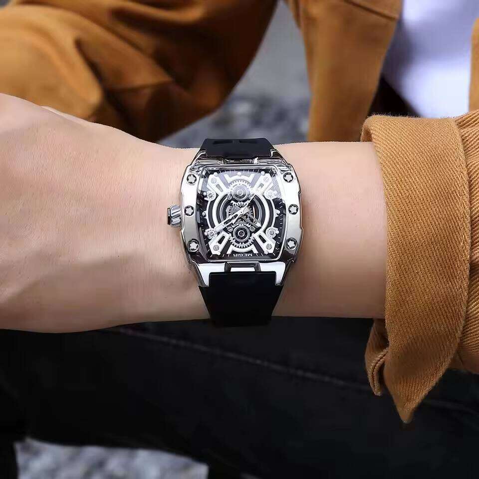 DHwatches MEGIR Men's Sports Watch - Digital-Analog, Luminous, 30M Waterproof, Silicone Strap, Japanese Quartz Wristwatch