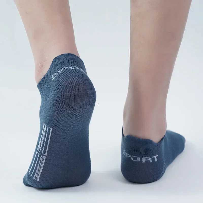 5 Pairs/Lot High Quality Men Ankle Socks Breathable Cotton Sports Mesh Casual Athletic Thin Cut Short Socks Plus Size X250725