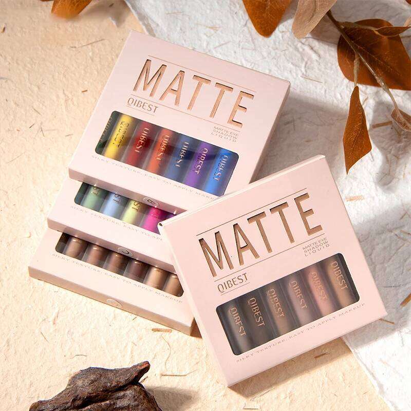 8 colors Waterproof Liquid Eyeshadow Set with Nude, Matte, Black, y, Cream, Primer, Highlighter, and Blusher - Fast Drying X250723