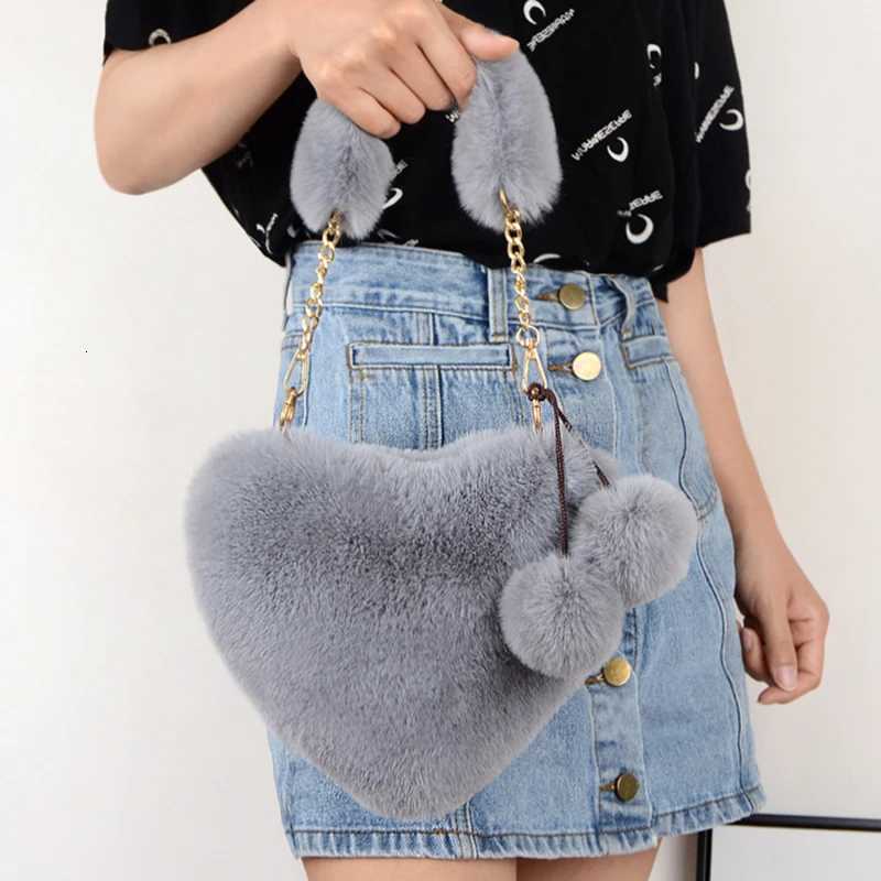 Multiple Styles Plush-shaped Handbags Wen Korea Handbag Diagal Cross Handle Peach Versatile Fi Zero Wallet Y250725