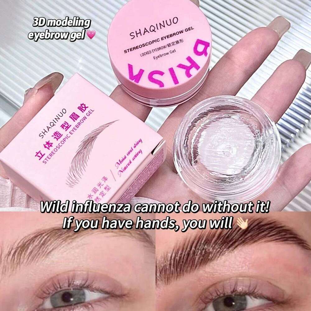 Transparent Wild Styling Shaping Film Cream Waterproof Eyebrow Gel Soap Wax With Brush Setting Eye Makeup X250725