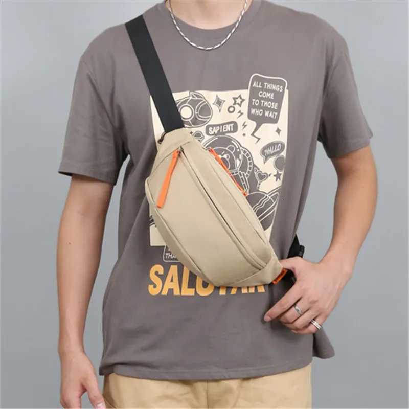 Mens Ch Bag Trend Small Sports Bag Casual Travel Crossbody Bag Unisex Mobile Waist Bag Nylon Shoulder Bag for Women Y250724
