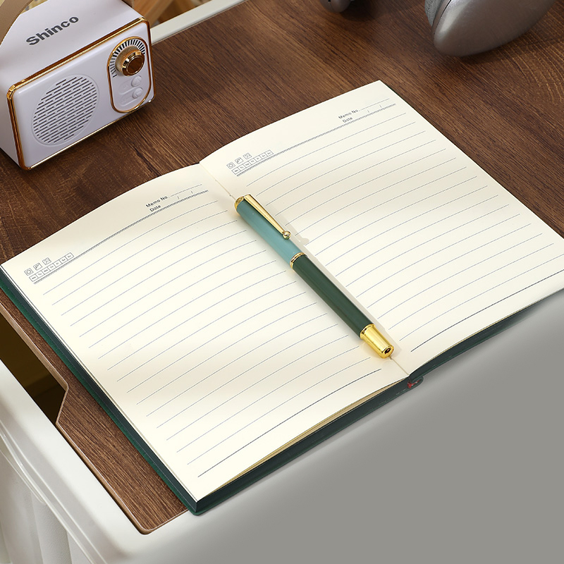 Personalized Customizable Corporate Logo Color Edge Diary Journal 120g Ruled Paper A5 Softcover Leather Notebook