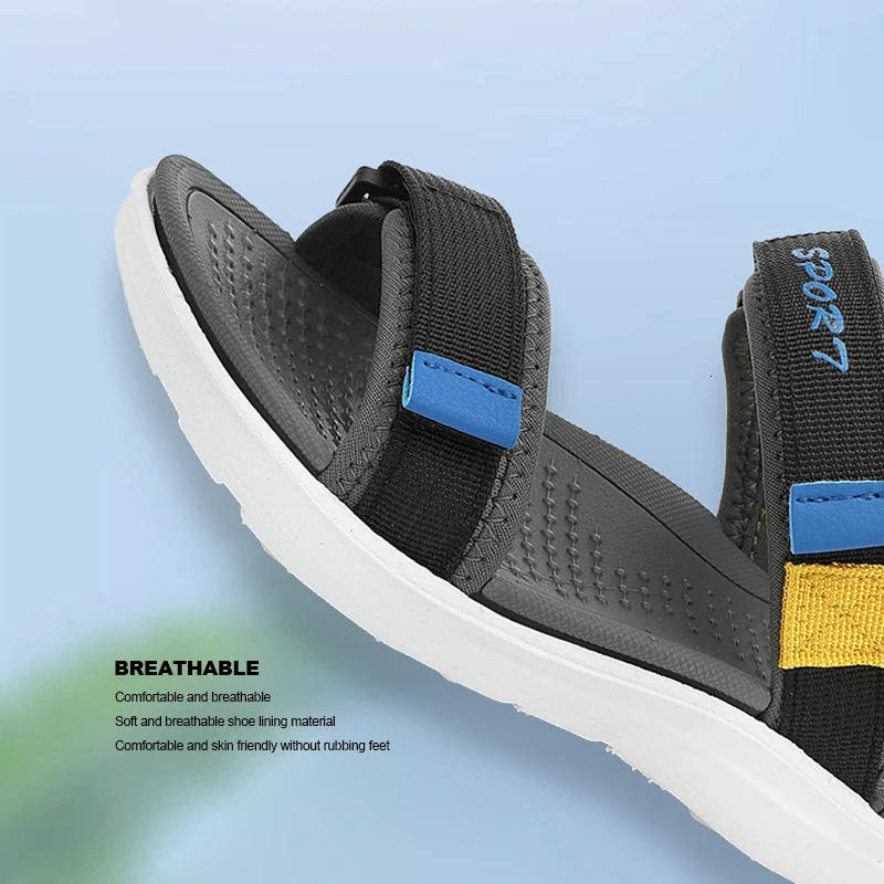 Summer Breathable Sandals Childrens Beach Shoes Boys Girls Student Casual Antislip Wear Resistant Footwear Kids 250725