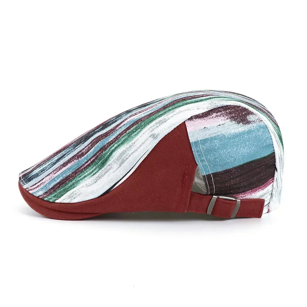 Top Level Graffiti sboy Cap Women Gorras Planas Beret Hat Summer Sun Protection Golf Hats Casual Flat Caps For Men 250723