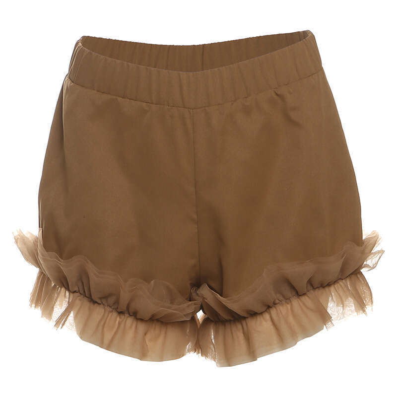 2025 Summer New Slim Sexy Sleeveless Versatile Top Solid Color Shorts Set Women's Clothing a1e