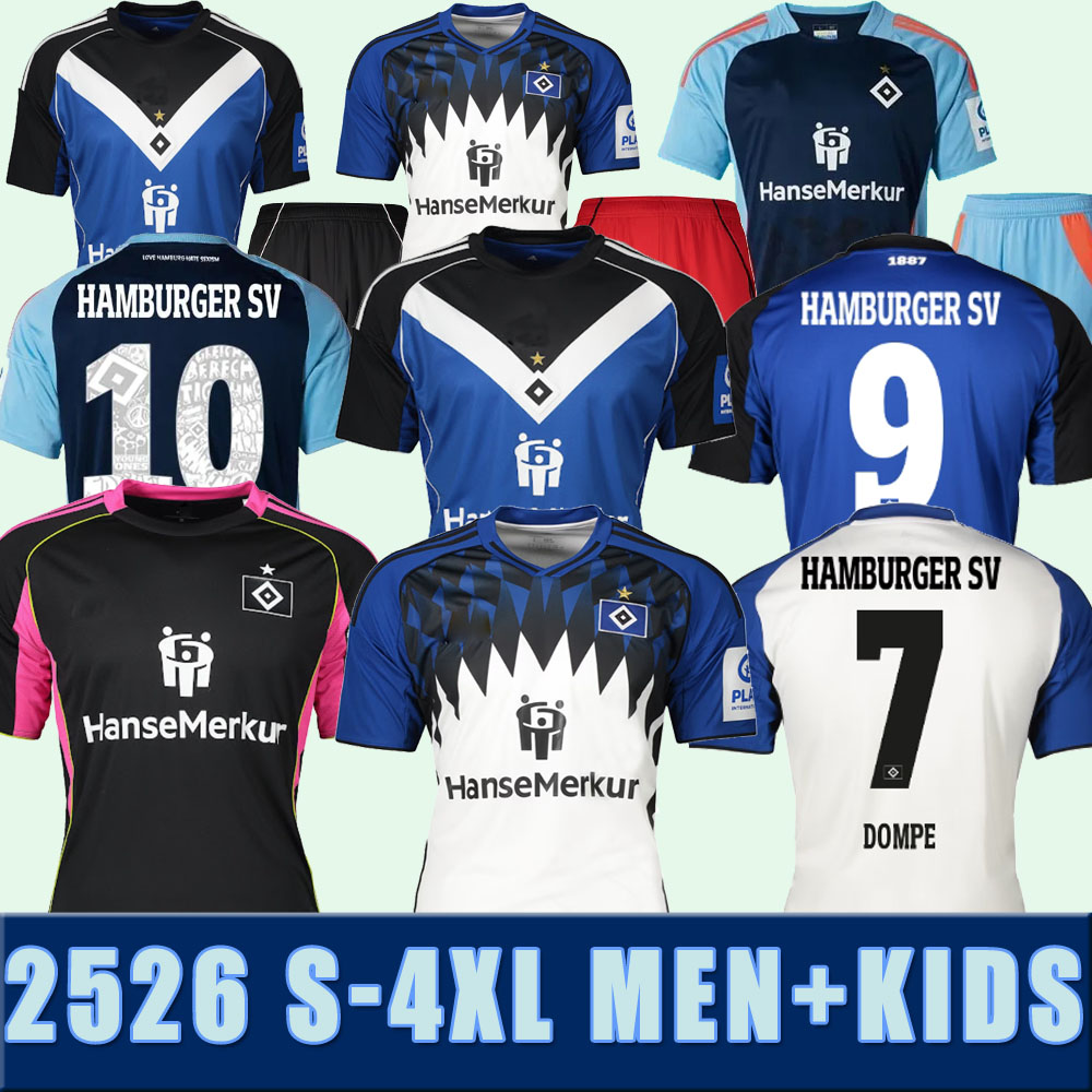 2025 2026 S-4XL Hamburger SV Soccer Jerseys PHERAI KONIGSDORFFER GLATZEL KARABEC REIS SCHONLAU MEFFERT ELFADLI RICHTER DOMPE MUHEIM football men kids