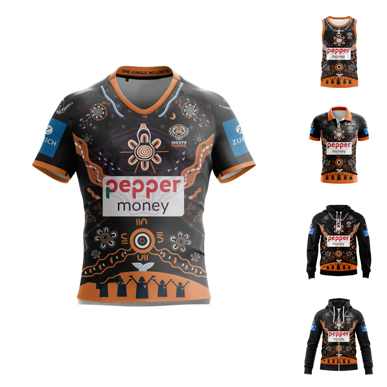 2025 Wests Tigers Men's Indigenous Rugby Jerseys - High-Quality Performance Apparel
