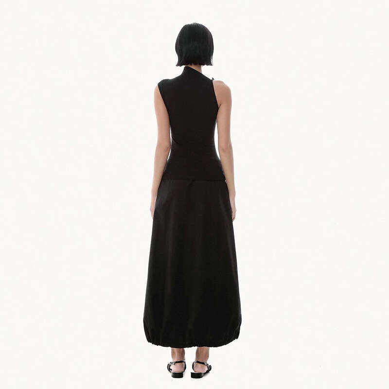 INS Style 2024 Summer New Women's Solid Color Slim Fit Street Fashion Sleeveless Top a7a