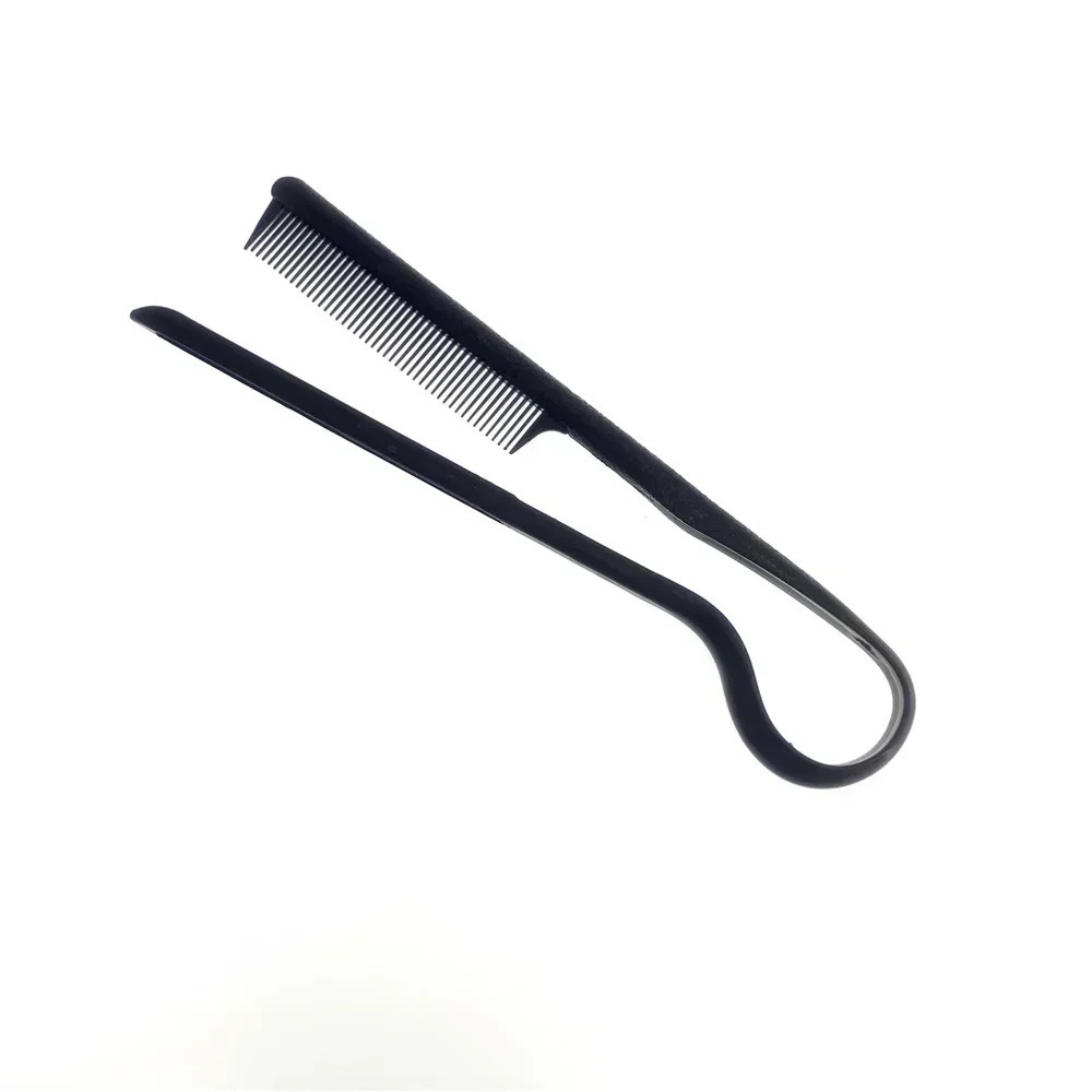 1PC Useful Hair Straighten Salon Comb Hairdressing Smooth Tool Hold Tongs Styling Tools for Women Brush Straightener 250716