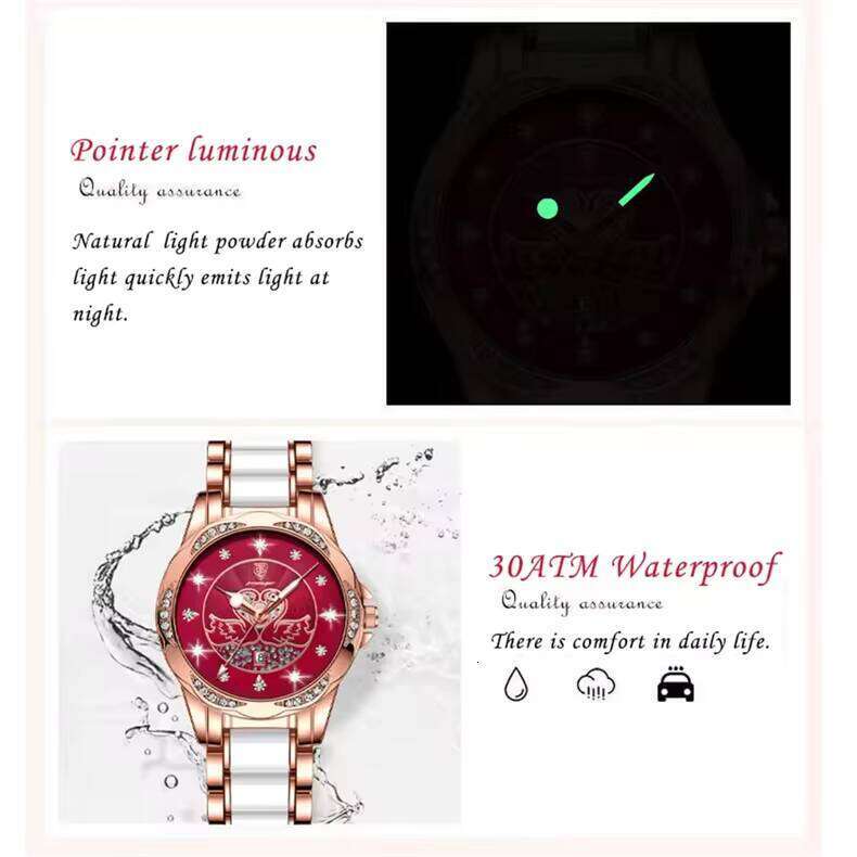 DHwatches POEDAGAR Watch for Women Hot Sale Fashion Dia 362 Casual Stainless Steel Band Quartz Watches