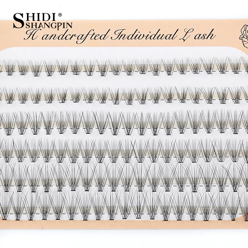 6 Rows 120 Bundles Eyelash Natural Russian Volume Faux Cils Eyelashes Individual 102030D Cluster False Lashes Makeup 250714