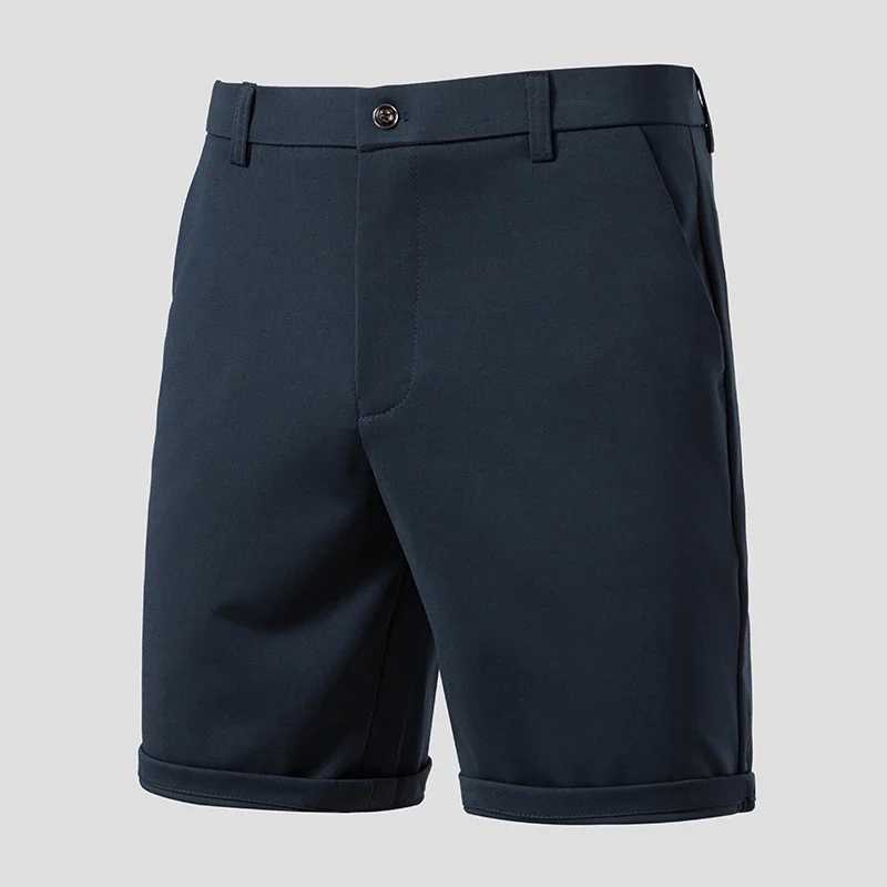 Dress Shorts Men Quick Dry Casual Bermuda Shorts Summer Ice Silk Cooling Business Zipper Fly Formal Shorts Men Workwear Office W250724