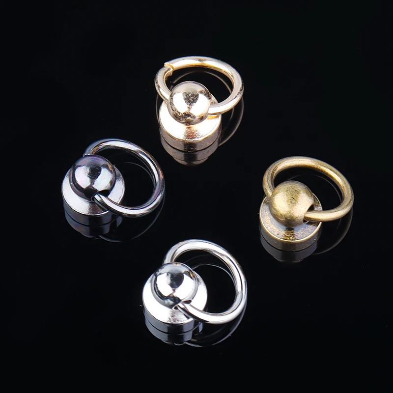 SAUVOO 10pcs/bag Monk Head Metal Pacifier Nail Bag Studded Hook For Bag Hat Choker Phone Case DIY Crafts Accessories 250723