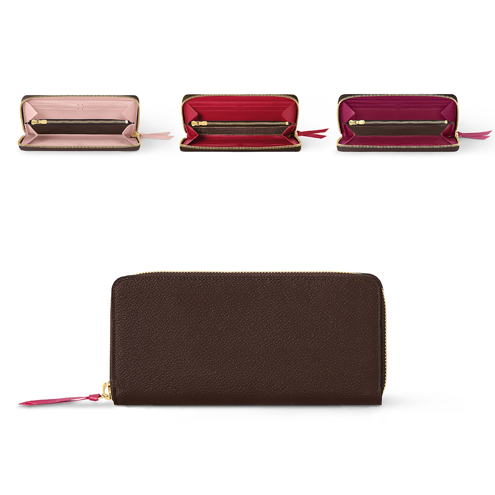 Designer Wallets Womens Wallet Purse Zippy Wallet Lady Long Wallets Fold Card Holder Passport Holder Women Folded Purses Coin Photo Pouch 41895 T05