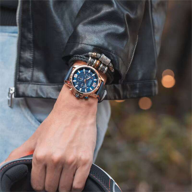 Elegant Collection of High-Quality MEGR Male Watches Including A/B Sides, Shock Resistant Movement & Comfortable Fit