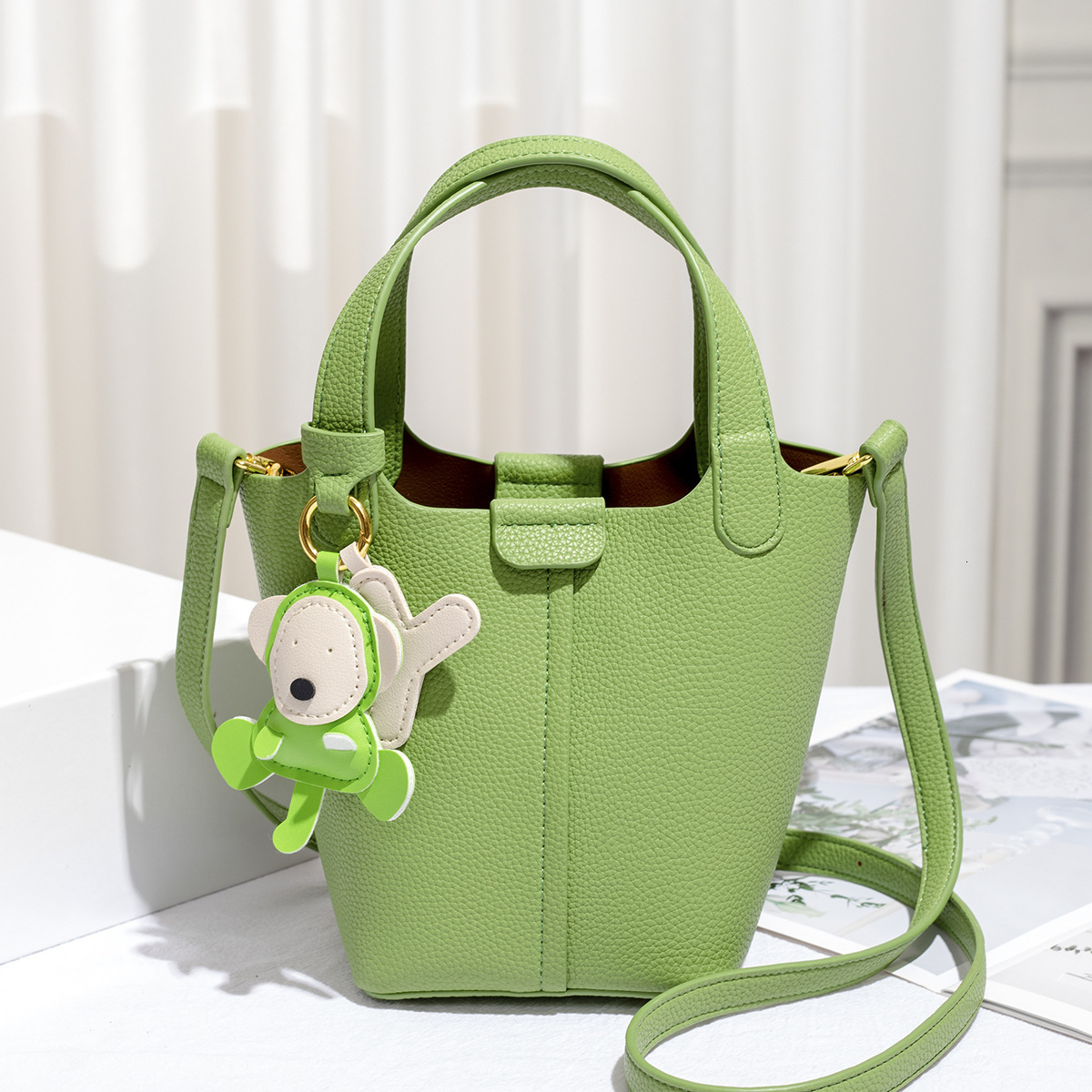fashion 2025 Summer New Women s Shoulder Bag Basket Handbag Bucket Bag Fashion Shoulder Bag Summer New Women s Crossbody Bag Summer New Designer Bag