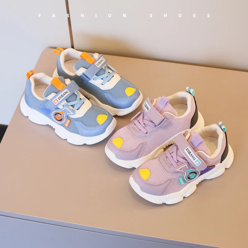 Childrens Shoes Spring and Autumn Styles Baby Mesh Breathable Girls Sports Soft Soled Functional Shoes 250725