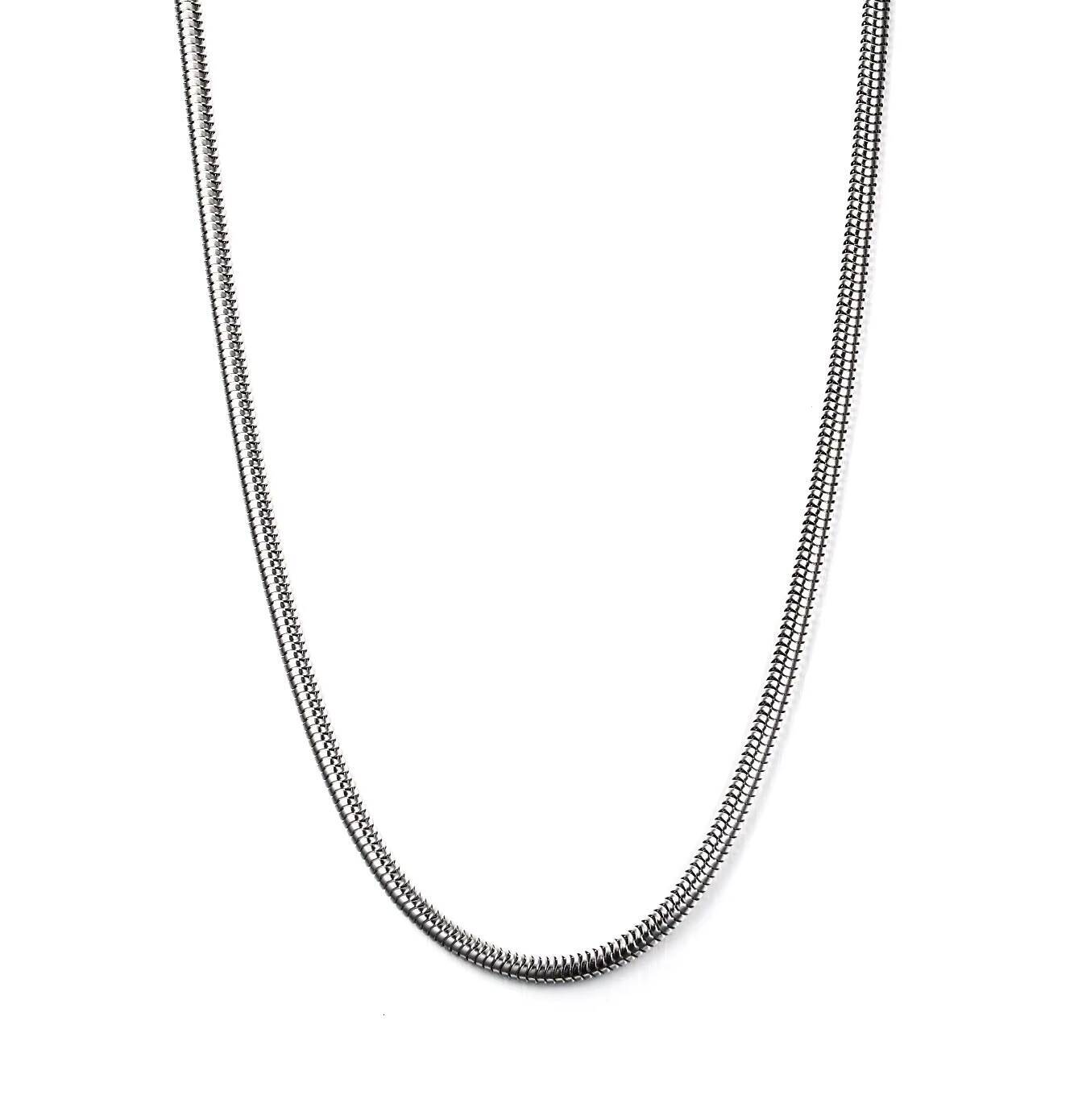 High End 18K PVD Gold Plated Herringbone Chain Necklace Snake Chain Stainless Steel Necklace