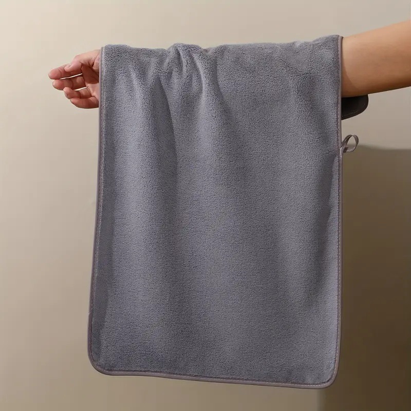 Lanjia- 18-Piece Set Towel Square Absorbent Soft Coral Fleece Face Washing Bathing Bath Bathroom Towels 240730 Ea5e0