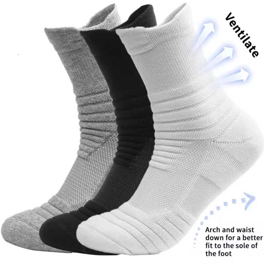 3 Pairs Sports Socks Men Women Short Running Socks Performance Ankle Cushion Wear-resistant Anti-Slip Basketball Casual Socks X250725