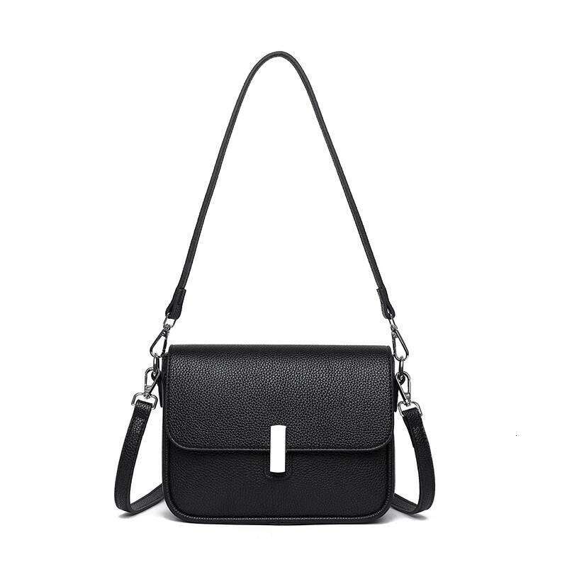 2025 Genuine Leather Women Crossbody Bags Design Small Square Soft Cowhide Women's Commuter Shoulder Bag Ladies Gift
